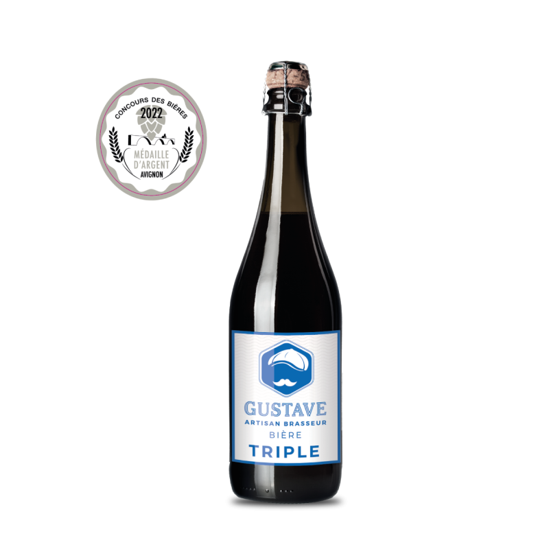 Bière Gustave triple 75cl