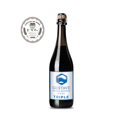 Bière Gustave triple 75cl Bière Gustave triple 75cl