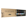 Coffret cadeau étui 6 bières Gustave et un verre Coffret cadeau étui 6 bières Gustave et un verre