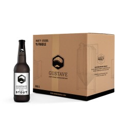 Bières Gustave stout - carton de 12x33cl
