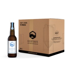 Bière artisanale Gustave Blanche - carton de 12 bouteilles